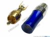 69919- Blue Alloy Handle. Gold Tone Plug