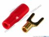 70049- 0515. Crimp Type. Red Rubber Handle