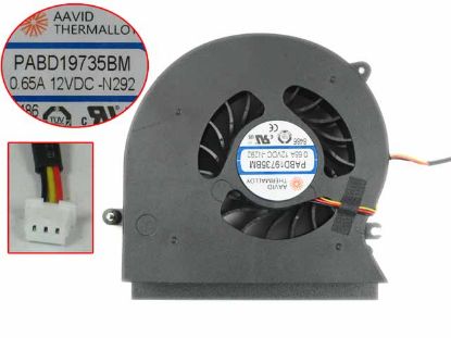 MSI GT72 Cooling Fan  N292, 12V 0.65A, 50x3Wx3P, Bare