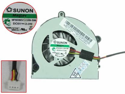 Picture of SUNON MF60090V1-C264-S99 Cooling Fan  DC 5V 2.0W Bare Fan