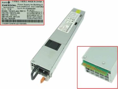 Picture of EMERSON 7001578-J000 Server - Power Supply 675W, 7001578-J000, 39Y7216, 39Y7218