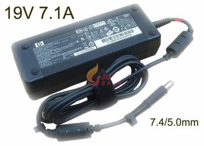 Picture of HP Common Item (HP) AC Adapter- Laptop 19V 7.1A, 7.4/5.0mm W/Pin, 3-Prong, Z52