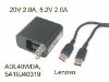 Picture of Lenovo Common Item (Lenovo) AC Adapter 20V & Above 20V 2.0A, 5.2V 2.0A, USB Tip, US 2P, Z58