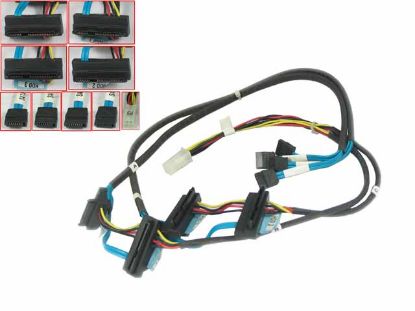 Picture of Dell PowerEdge T410 Server - SAS Cable X236G, 4-Drop SATA Data Power Cable