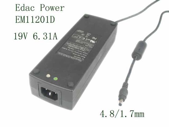 Picture of Edac Power EM11201D AC Adapter 13V-19V EM11201D