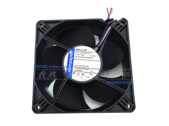 Picture of ebm-papst 4412 /2 HP Server-Square Fan 4412 /2 HP