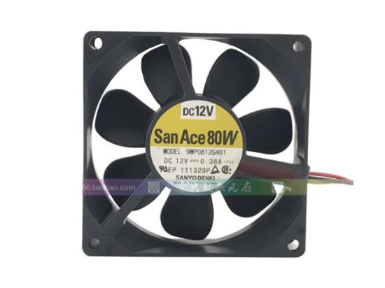 Picture of Sanyo Denki 9WP0812G401 Server-Square Fan 9WP0812G401