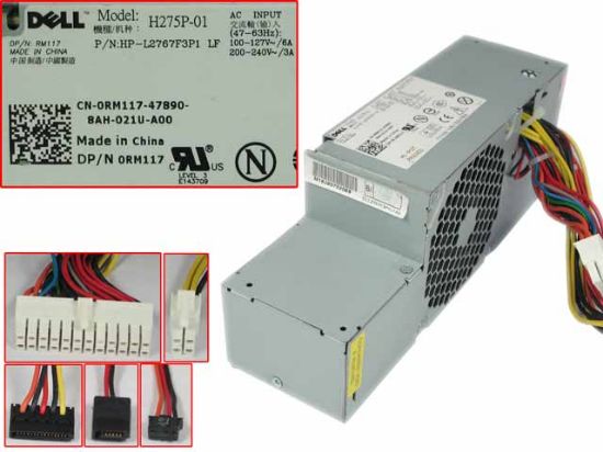 Picture of Dell OptiPlex 740 Server - Power Supply H275P-01, HP-L2767F3P1, 0RM117