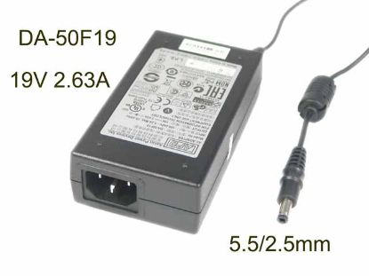 Picture of APD / Asian Power Devices DA-50F19 AC Adapter- Laptop 19V 2.63A, 5.5/2.5mm, C14, New