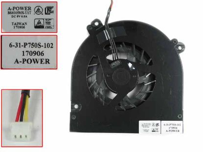 Picture of A-Power 6-31-P750S-102 Cooling Fan  5V 3-Wire, NEW