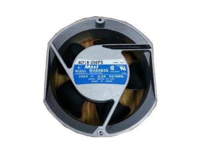 Picture of Japan Servo ACF18-200PS Server-Round Fan ACF18-200PS, Alloy Framed