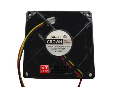 Picture of CROWN AGE08025B12L-515 Server-Square Fan AGE08025B12L-515