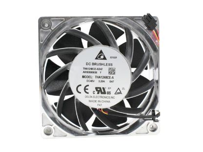 Picture of Delta Electronics THA1248CE-A Server-Square Fan THA1248CE-A, B47, Alloy Framed