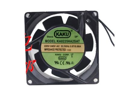 Picture of Kaku KA8225HA2SAT Server-Square Fan KA8225HA2SAT, Alloy Framed