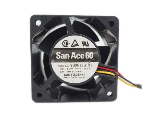 Picture of Sanyo Denki 9G0612G101 Server-Square Fan 9G0612G101