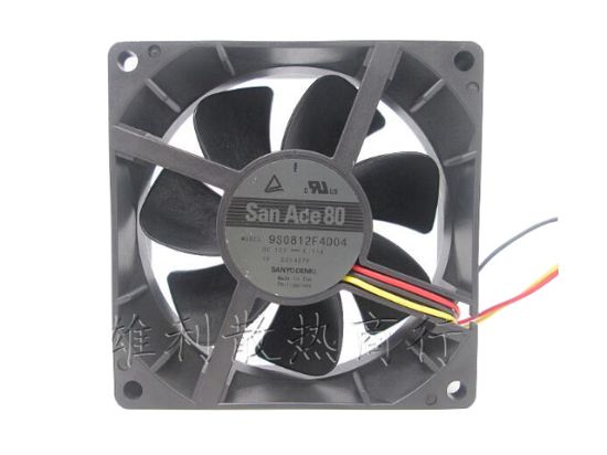 Picture of Sanyo Denki 9S0812F4D04 Server-Square Fan 9S0812F4D04