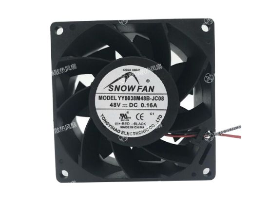 Picture of SNOW FAN / YONGYIHAO YY8038M48B-JC08 Server-Square Fan YY8038M48B-JC08
