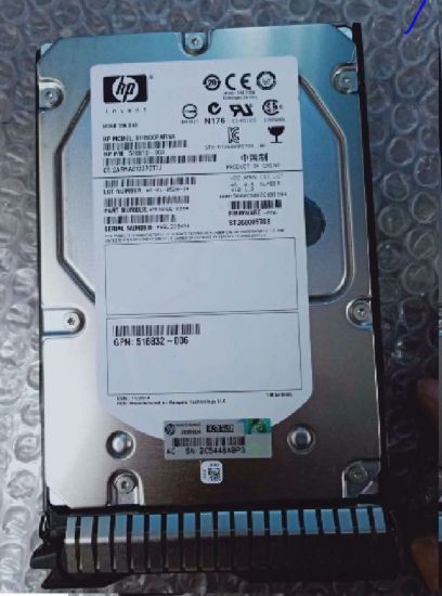 Picture of HP G1-G7 Proliant HDD 3.5" SAS 516810-003, HPD3 600GB