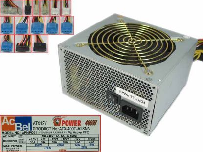 Picture of Acbel Polytech API4PC01 Server - Power Supply 400W, API4PC01, ATX-400C-A2SNN