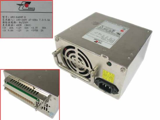 Picture of EMACS / Zippy HP2-6460P-R Server - Power Supply 460W, HP2-6460P-R, 2010370025