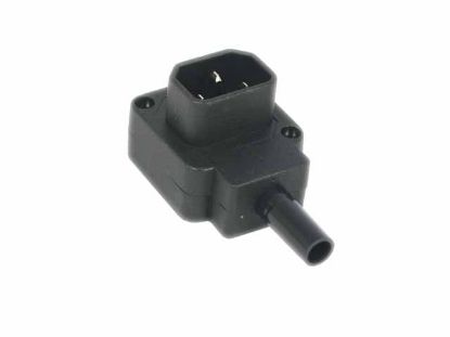 Picture of PCH Socket AC Cord Coupler Type 4a, C14 Male, 250V 10A, L Shape