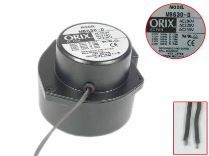 Picture of ORIX MB630-D Server - Blower Fan 2-wire, 230V 0.08A