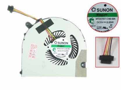 Picture of SUNON MF60070V1-C160-S9A Cooling Fan  5V , w20x4x4