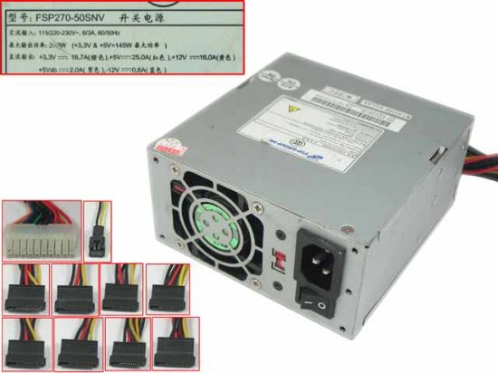 Picture of FSP Group Inc FSP270-50SNV Server - Power Supply 270W, FSP270-50SNV