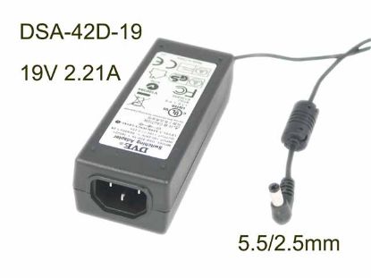 Picture of DVE DSA-42D-19 AC Adapter- Laptop 19V 2.21A, 5.5/2.5mm, C14