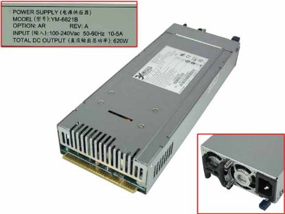 Picture of 3Y Power YM-6621B Server - Power Supply 620W, YM-6621B, YM-6621BA01R