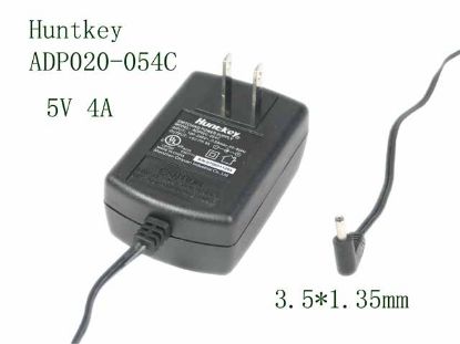 Picture of Huntkey ADP020-054C AC Adapter 5V-12V 5V 4A, 3.5*1.35mm, US 2P