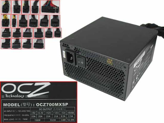 Picture of OCZ OCZ700MXSP Server - Power Supply 700W, OCZ700MXSP