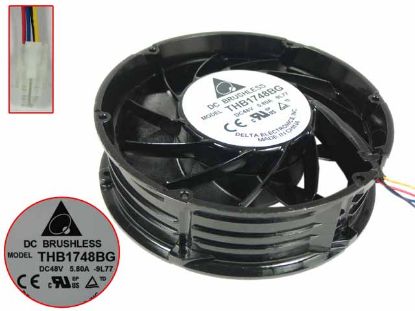 Picture of Delta Electronics THB1748BG Server - Round Fan 9L77, DC 48V 5.8A