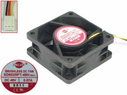 Picture of SINWAN SD6025PT-48H Server-Square Fan SD6025PT-48H