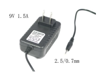 Picture of PCH OEM Power AC Adapter - Compatible LY-008-9, 0915， 9V 1.5A 2.5/0.7mm, New