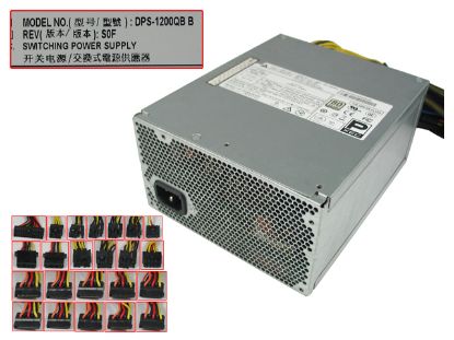 Picture of Delta Electronics DPS-1200QB Server - Power Supply 1200W, DPS-1200QB B