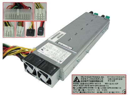Picture of Delta Electronics RPS-450-2 Server - Power Supply 400W, RPS-450-2 A, E+2xP,   DPS-500WB-1 A