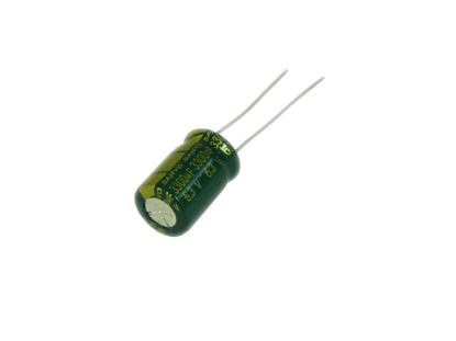 Picture of Sanyo Capacitor Electrolytic- <50V 6.3v 3300uF, 10x15mm Height