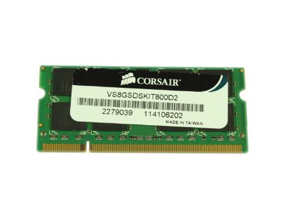 Picture of CORSAIR VS8GSDSK1T800D2 Laptop DDR2-800 4GB, DDR2-800, PC2-6400S, VS8GSDSK1T800D2, Laptop
