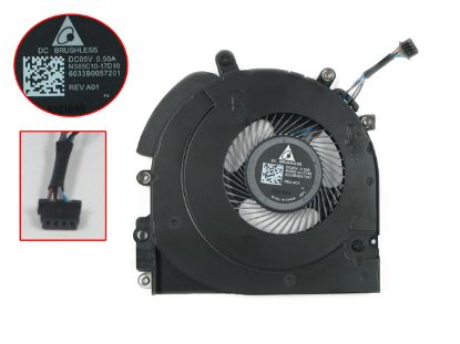 Picture of Delta Electronics NS85C10-17D10 Cooling Fan  6033B0057201, DC 5V 0.5A Bare Fan, New