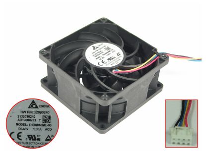 Picture of Delta Electronics THD0848ME-00 Server-Square Fan THD0848ME-00, ACD