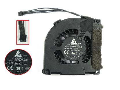 Picture of Delta Electronics BFB0605MB Server - Blower Fan -7F77, w40x4x4, 5V 0.32A