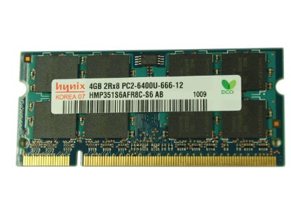 Picture of Hynix HMP351S6AFR8C-S6 Laptop DDR2-800 4GB, DDR2-800, PC2-6400S, HMP351S6AFR8C-S6, Laptop
