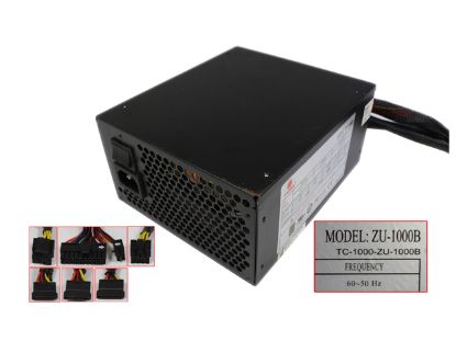 Picture of Coolmax ZU-1000B Server - Power Supply 1000W, ZU-1000B, TC-1000-ZU-1000, ATX