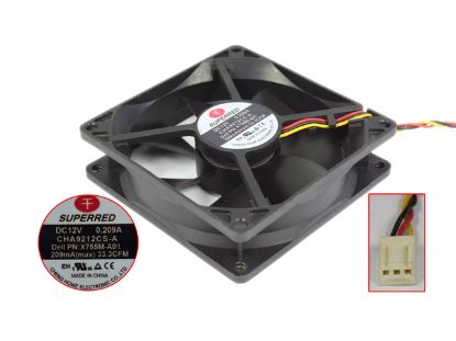 Picture of SUPERRED CHA9212CS-A Server-Square Fan CHA9212CS-A
