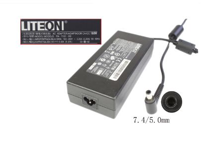 Picture of LITE-ON PA-1181-09 AC Adapter- Laptop 19V 9.47A, 7.4/5.0mm W/O Pin, 3-Prong