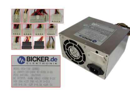Picture of BICKER BEA-740 Server - Power Supply BEA-740 (ROHS), 450W