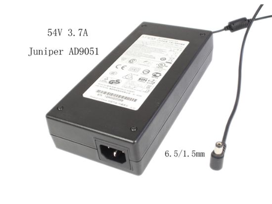 Picture of Juniper AD9051 AC Adapter 20V & Above 54V 3.7A, 6.3/1.5mm, C14