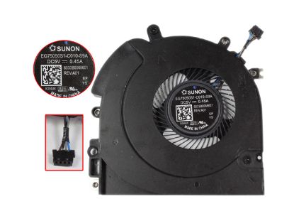 Picture of SUNON EG75050S1-C010-S9A Cooling Fan  6033B0068601,  5V 0.4A Bare, W30x4x4xP