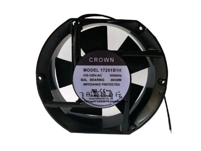 Picture of CROWN 17251B1H Server-Round Fan 17251B1H